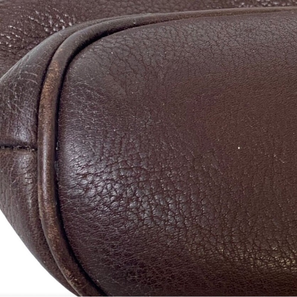FOSSIL *COLLECTORS* BAG BROWN LEATHER 7x7. On trend and Darling! - Picture 4 of 7